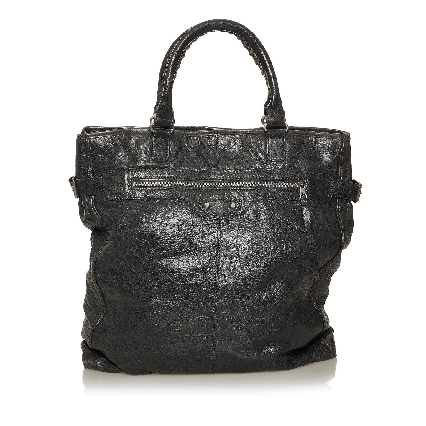 Luxury Balenciaga Motocross Hexagon Lambskin Leather Tote Bag (SHG-28781)