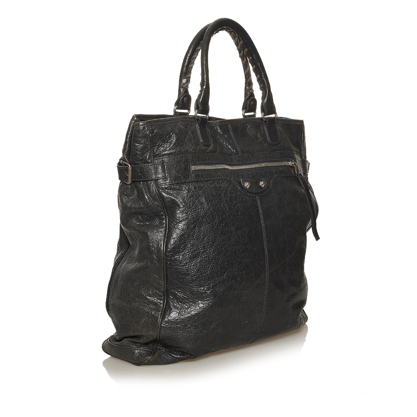 Luxury Balenciaga Motocross Hexagon Lambskin Leather Tote Bag (SHG-28781)