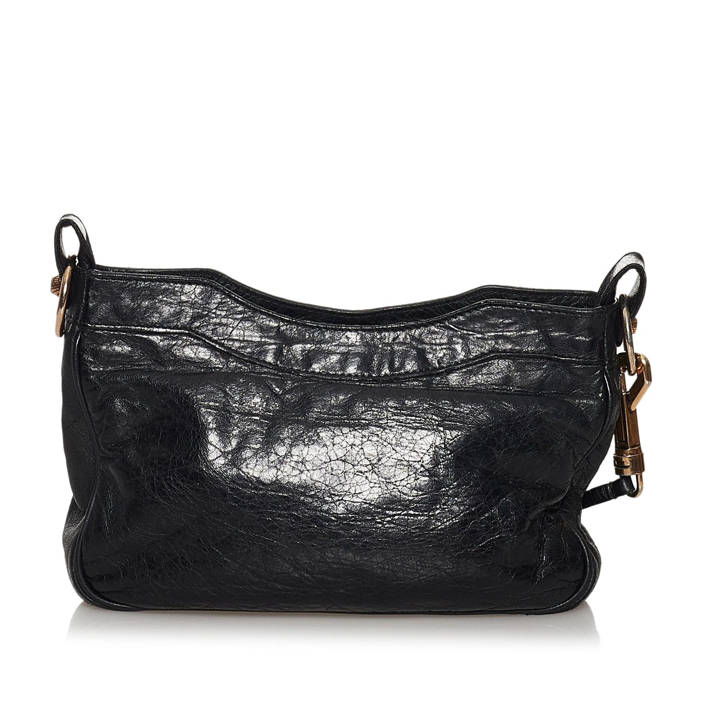 Luxury Balenciaga Motocross Hip Giant 12 Lambskin Leather Crossbody Bag (SHG-30689)