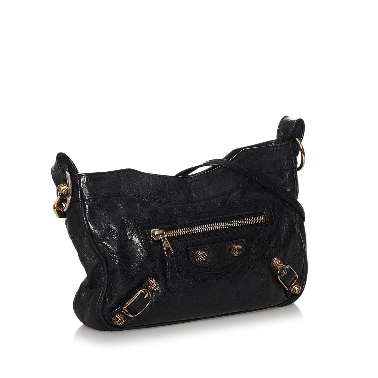 Luxury Balenciaga Motocross Hip Giant 12 Lambskin Leather Crossbody Bag (SHG-30689)