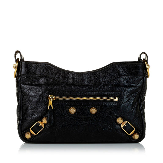 Luxury Balenciaga Motocross Hip Giant 21 Leather Crossbody Bag (SHG-32796)