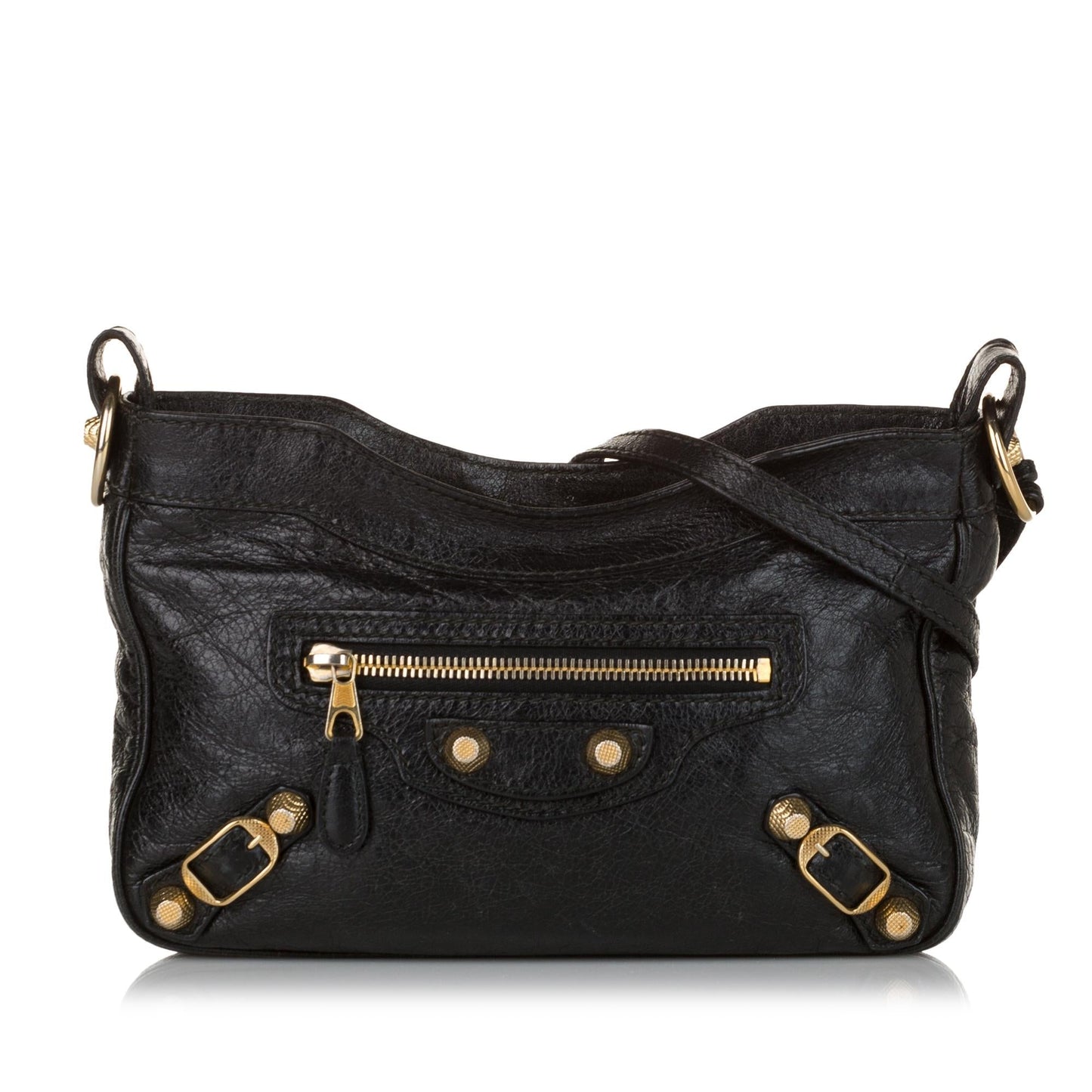 Luxury Balenciaga Motocross Hip Giant 21 Leather Crossbody Bag (SHG-34159)