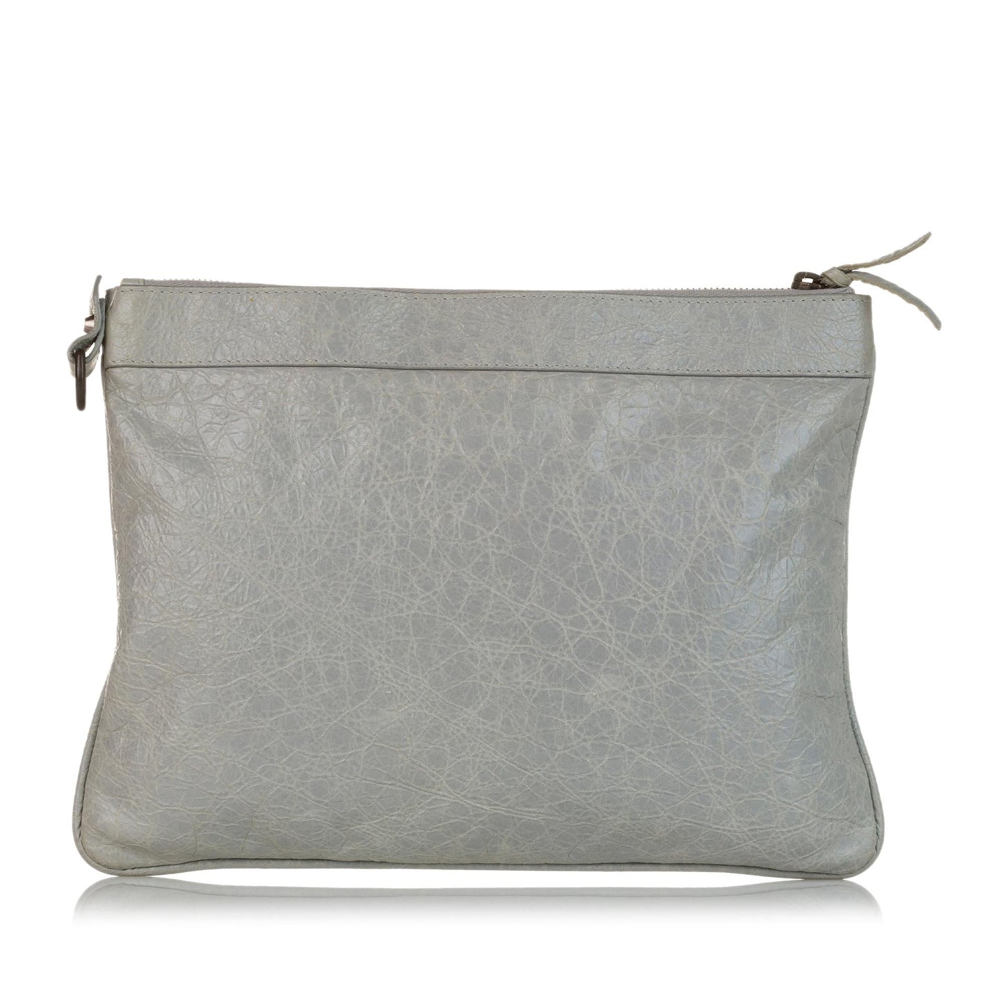 Luxury Balenciaga Motocross Lambskin Leather Clutch Bag (SHG-37473)