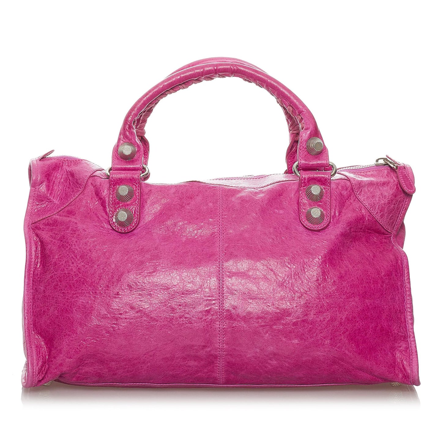 Luxury Balenciaga Motocross Leather Giant Brogues Work Bag (SHG-28227)