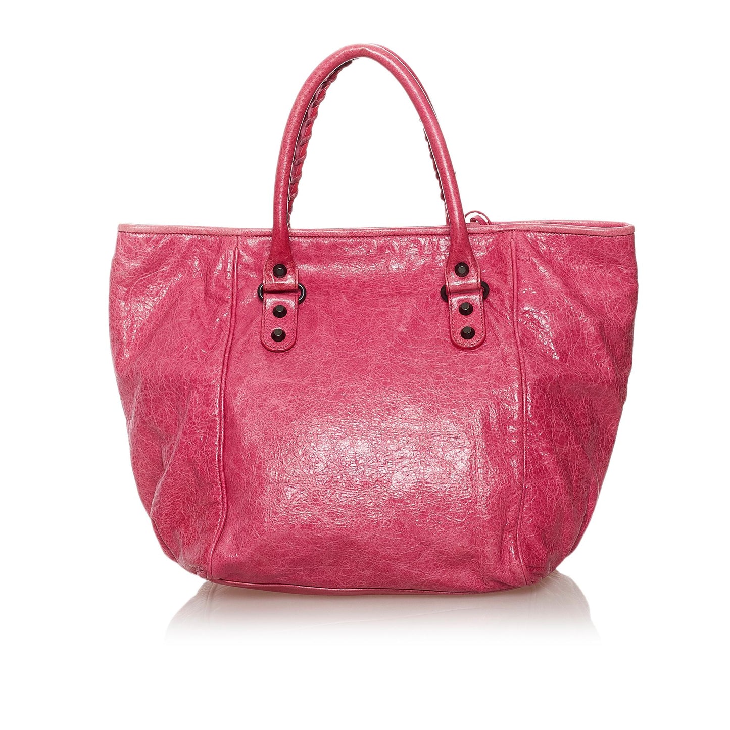 Luxury Balenciaga Motocross Sunday Leather Tote Bag (SHG-33255)