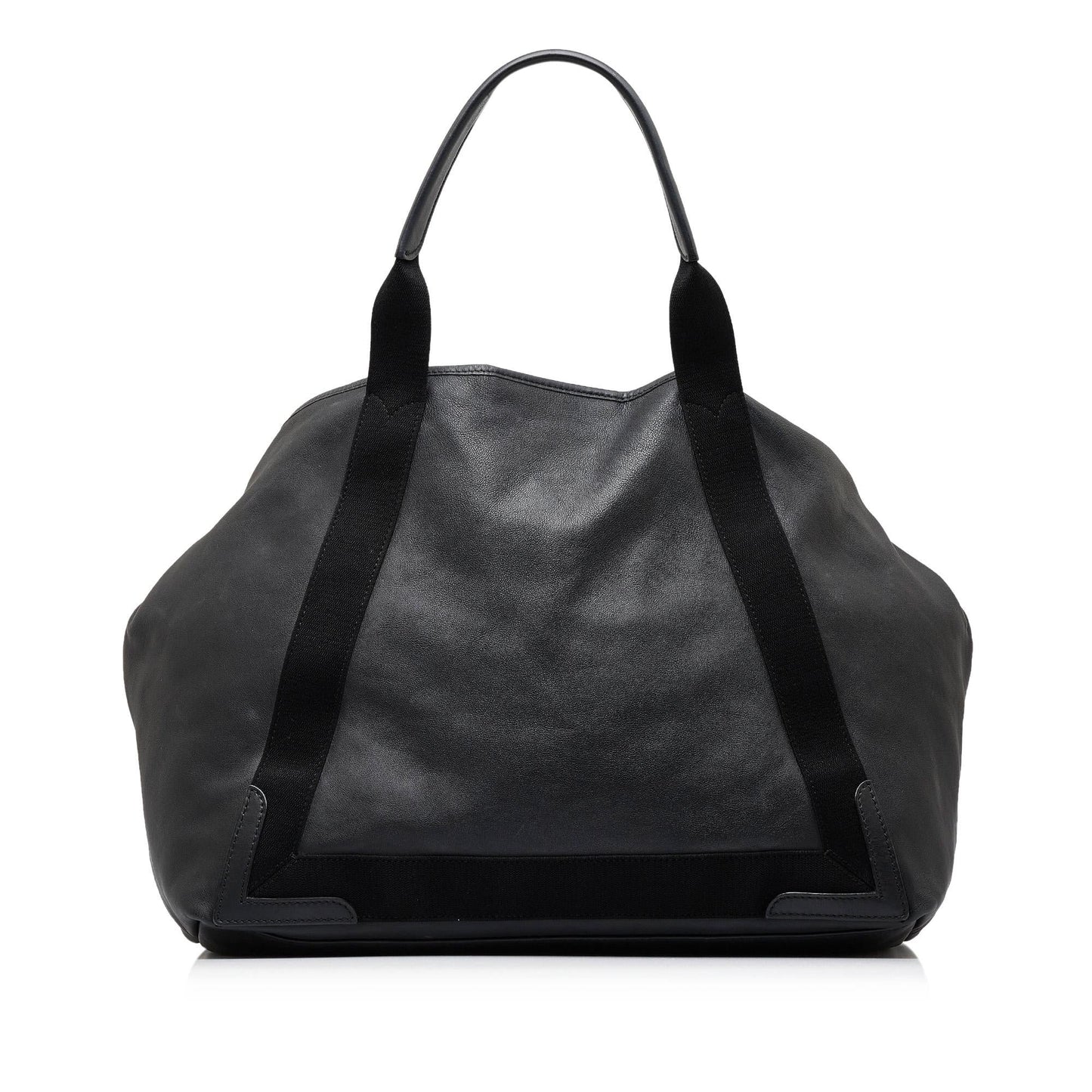 Luxury Balenciaga Navy Cabas M Tote Bag (SHG-GfX0gC)