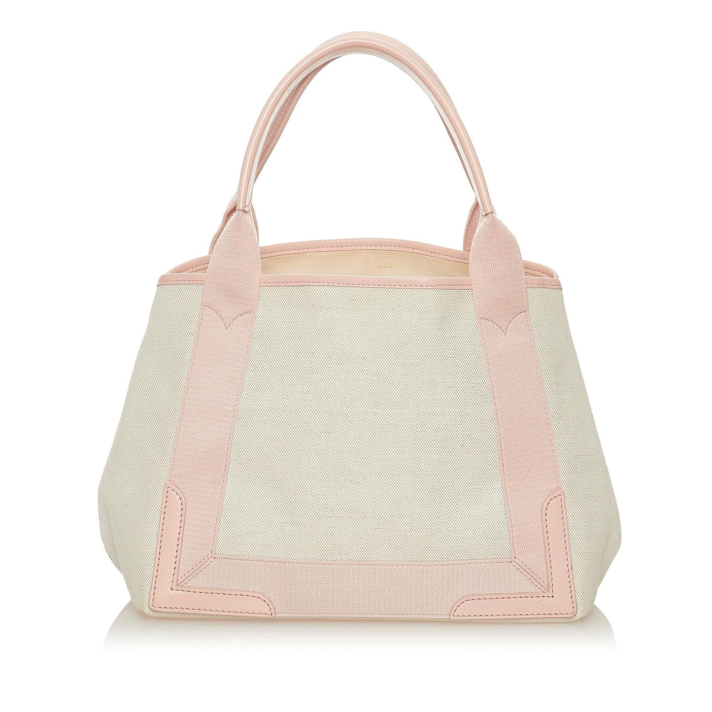 Luxury Balenciaga Navy Cabas S Canvas Tote Bag (SHG-27791)