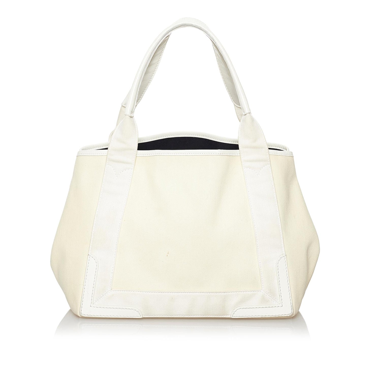 Luxury Balenciaga Navy Cabas S Canvas Tote Bag (SHG-29833)