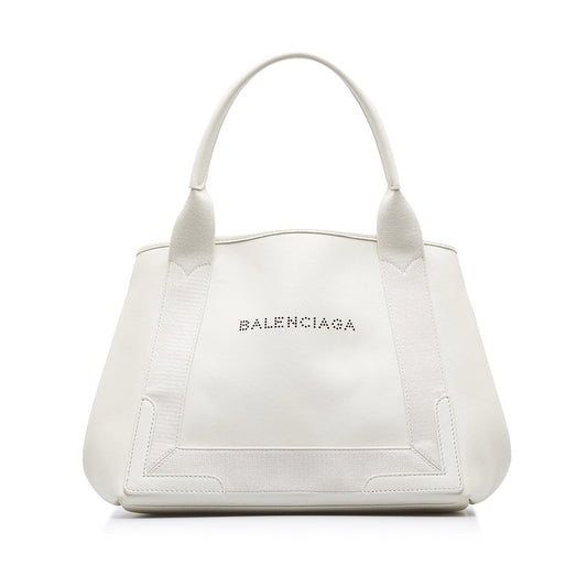 Luxury Balenciaga Navy Cabas S Tote (SHG-0ntX1O)