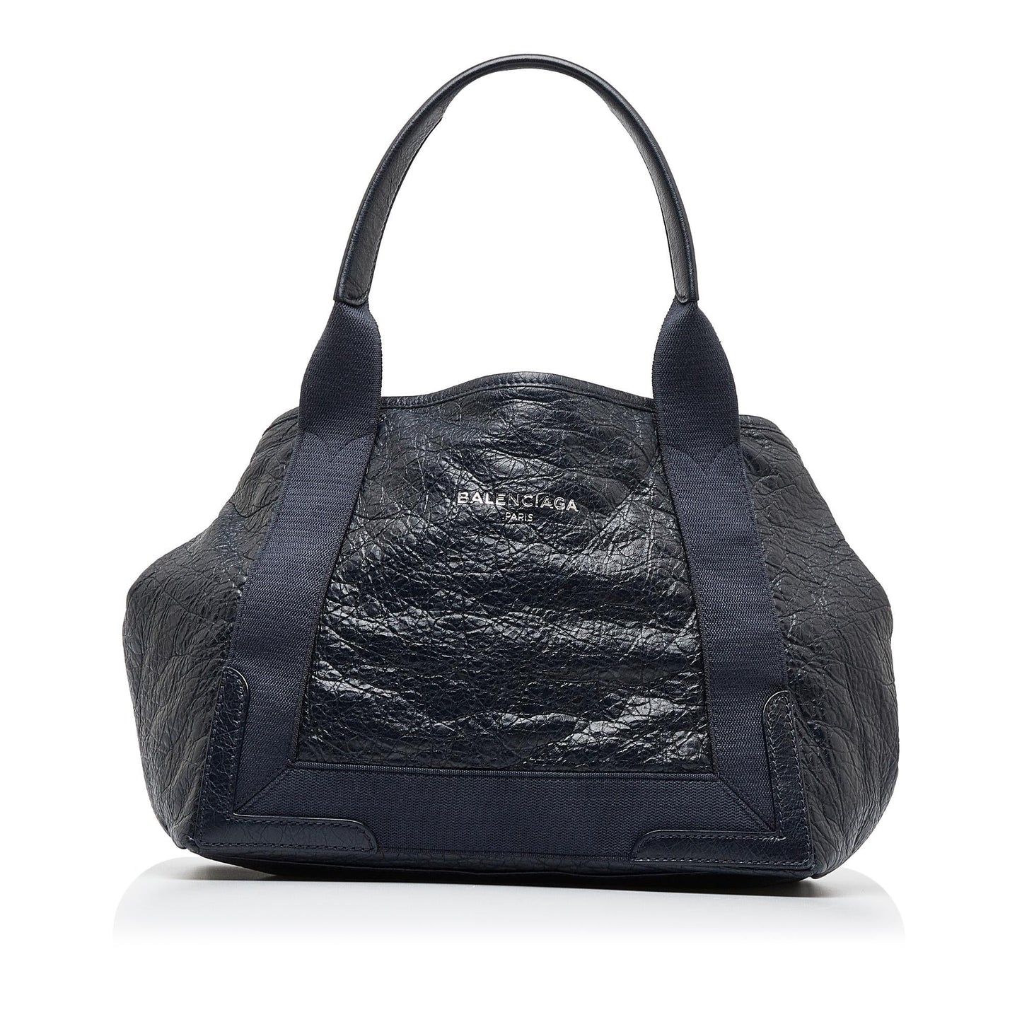 Luxury Balenciaga Navy Cabas S Tote (SHG-LSMOX8)
