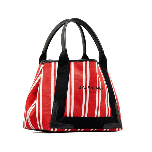 Luxury Balenciaga Navy Cabas S Tote (SHG-BValiQ)