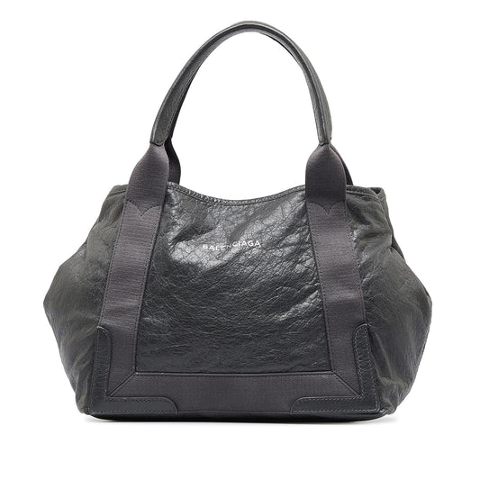 Luxury Balenciaga Navy Cabas S (SHG-qSdkBf)