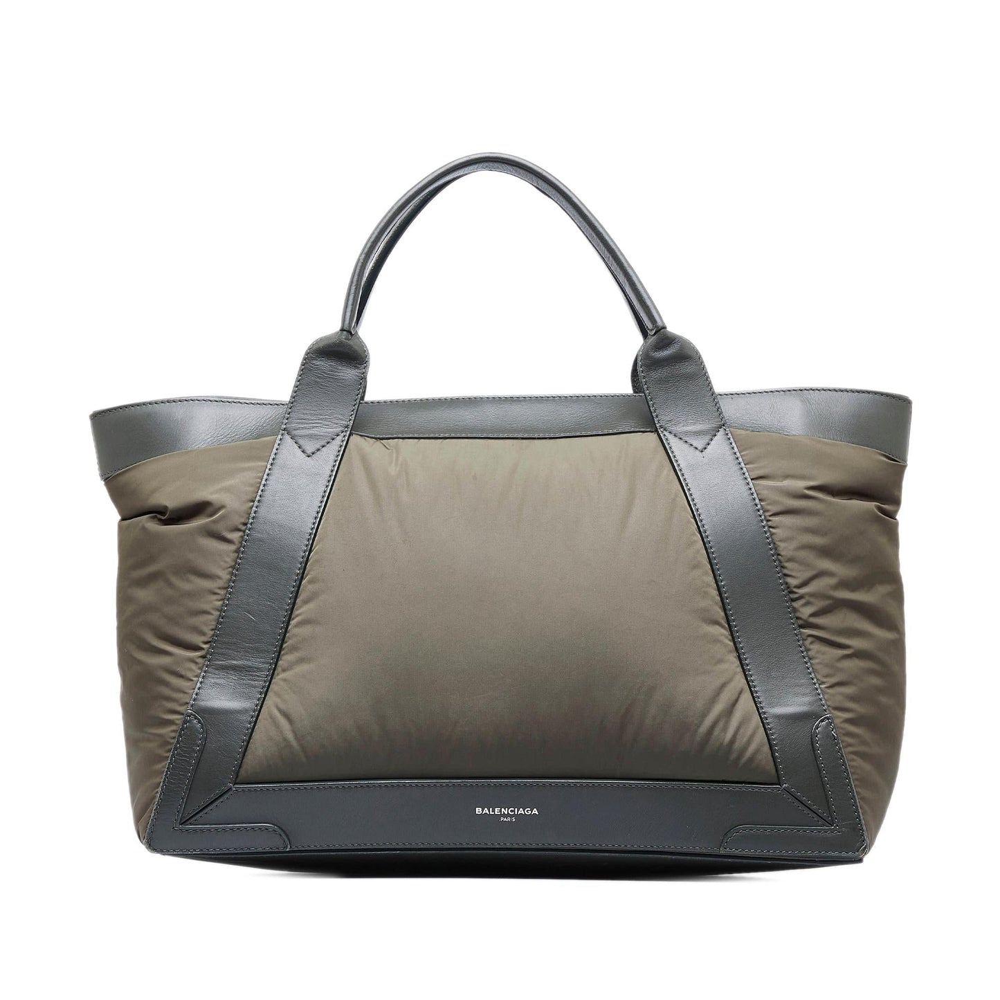 Luxury Balenciaga Navy Cabas Tote Bag (SHG-NK6SLM)