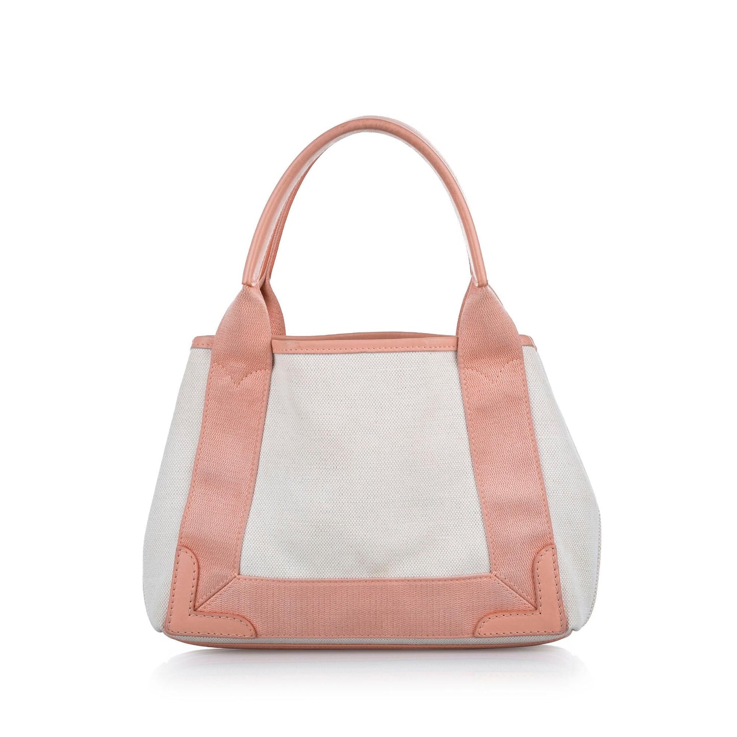 Luxury Balenciaga Navy Cabas XS Canvas Satchel (SHG-24720)