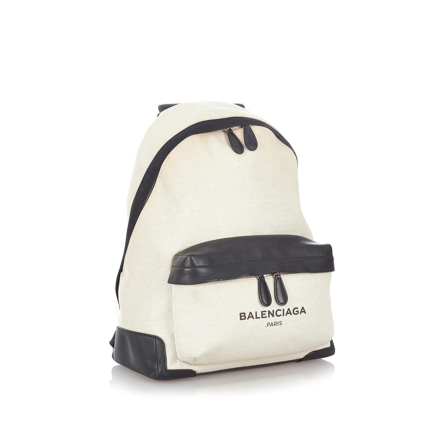 Luxury Balenciaga Navy Canvas Backpack (SHG-27019)