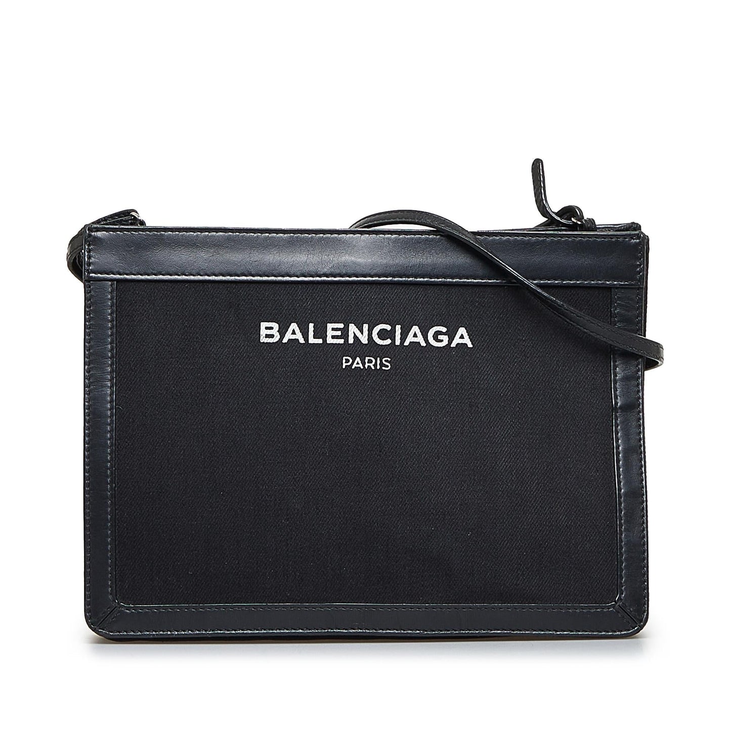 Luxury Balenciaga Navy Pochette M Crossbody (SHG-xmmUMh)