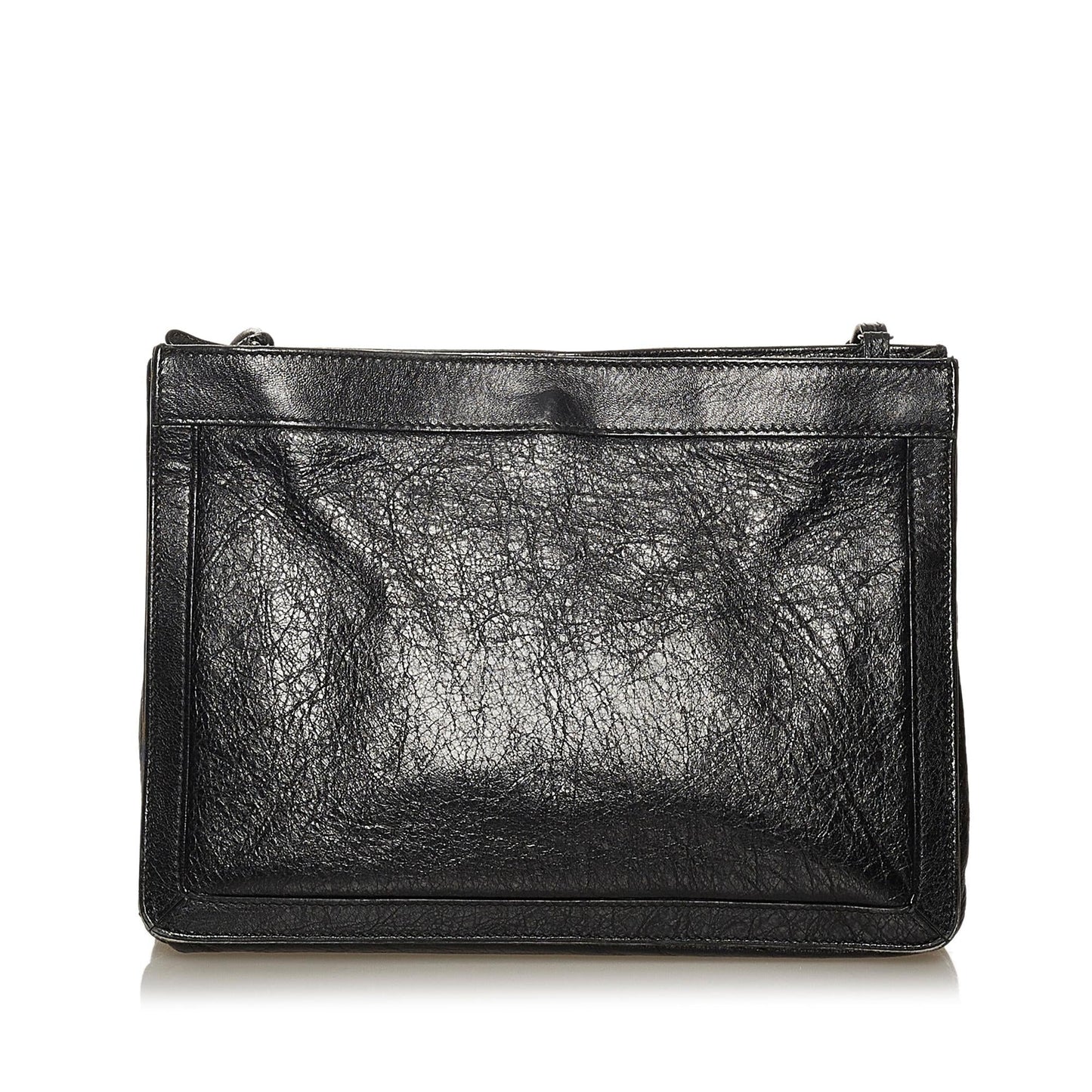 Luxury Balenciaga Navy Pochette S Canvas Crossbody Bag (SHG-28703)
