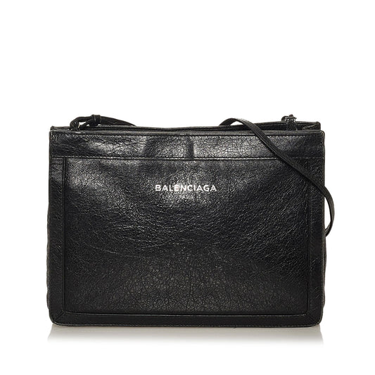 Luxury Balenciaga Navy Pochette S Canvas Crossbody Bag (SHG-28703)