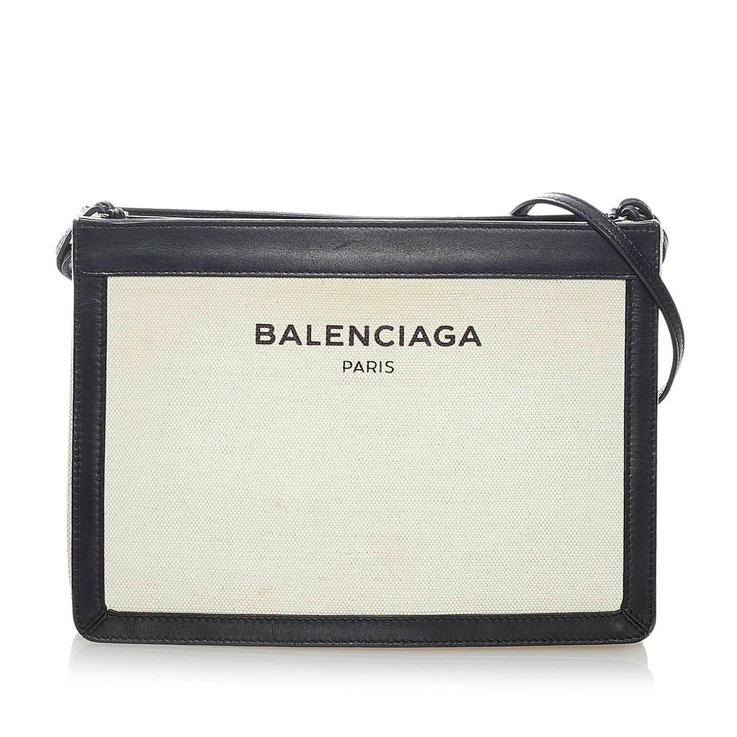 Luxury Balenciaga Navy Pochette S Canvas Crossbody Bag (SHG-30485)