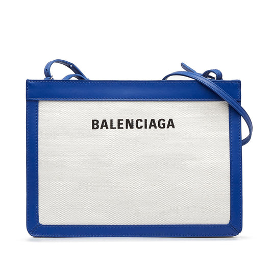 Luxury Balenciaga Navy Pochette S Crossbody (SHG-fd1rJw)