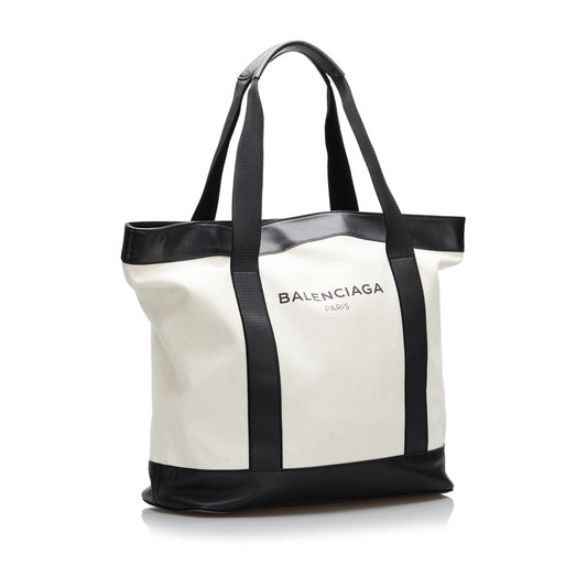 Luxury Balenciaga Navy Tote (SHG-PeMRDJ)