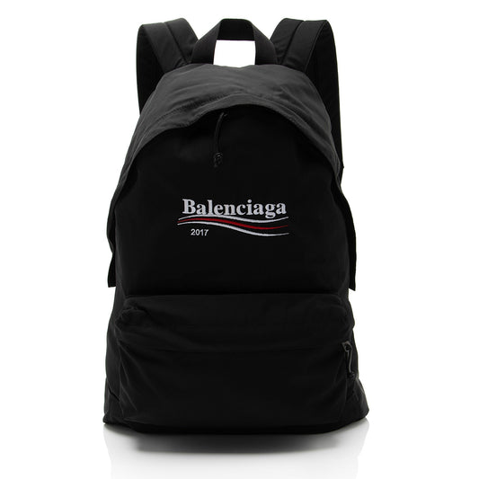 Luxury Balenciaga Nylon Explorer Campaign Backpack (SHF-j0JtUC)