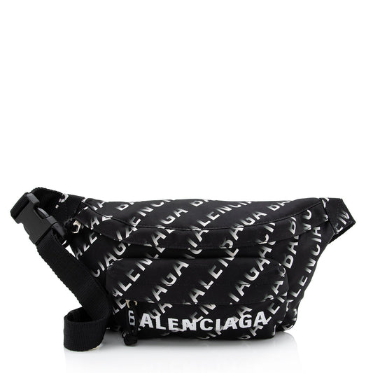Luxury Balenciaga Nylon Logo Belt Bag (SHF-oB1rKw)