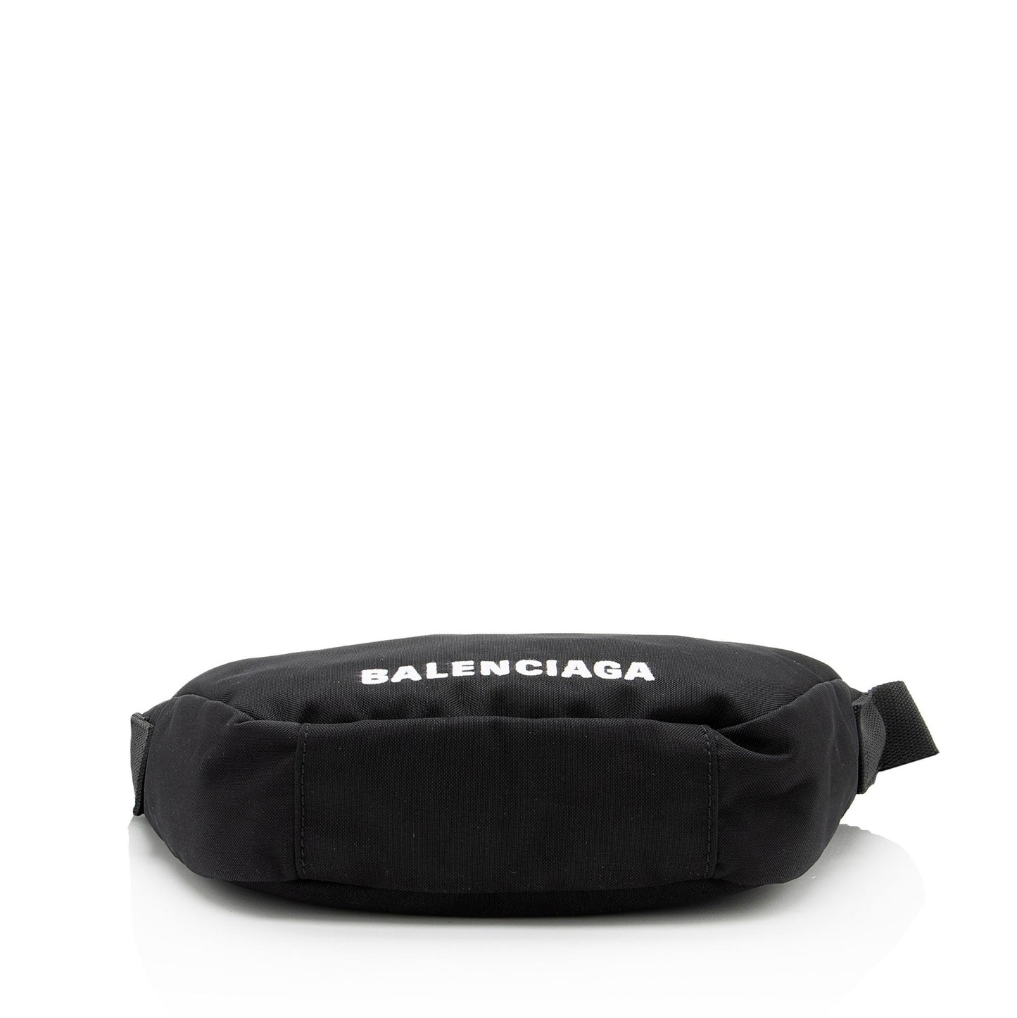 Luxury Balenciaga Recycled Nylon Logo Wheel Shoulder Bag (SHF-YKqW3c)