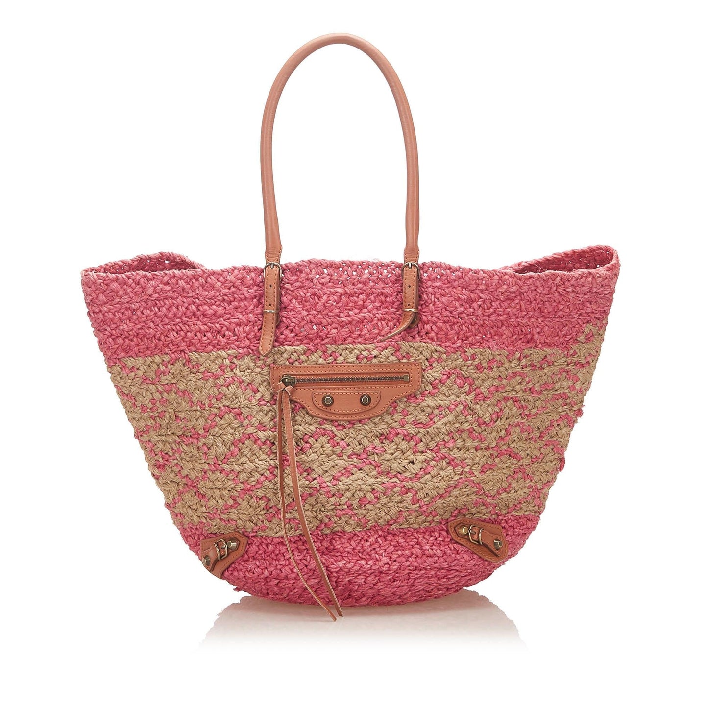 Luxury Balenciaga Panier Raffia Tote Bag (SHG-18408)