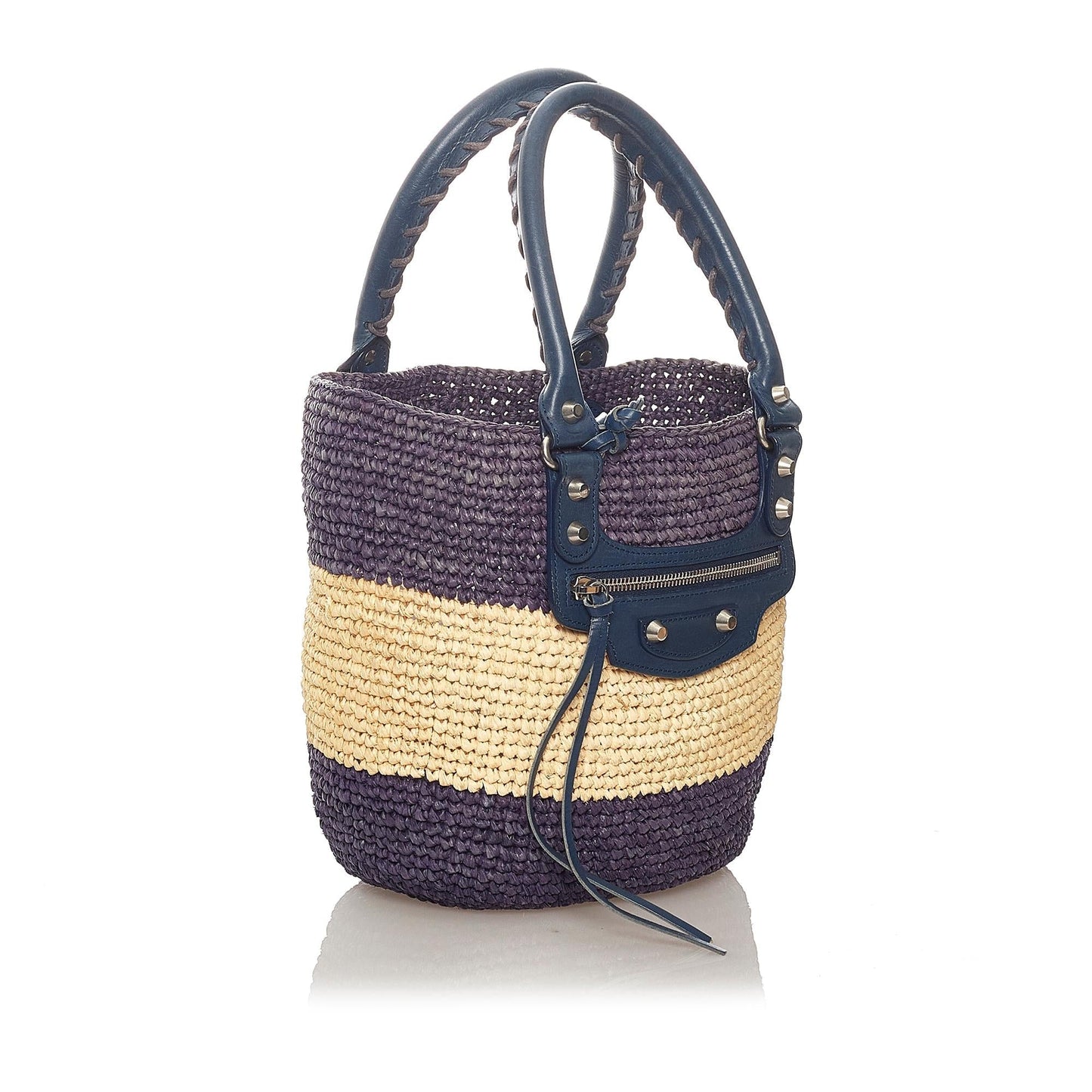 Luxury Balenciaga Panier Raffia Tote Bag (SHG-27286)