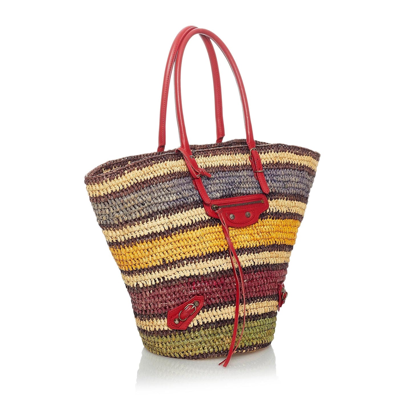 Luxury Balenciaga Panier Raffia Tote Bag (SHG-30111)