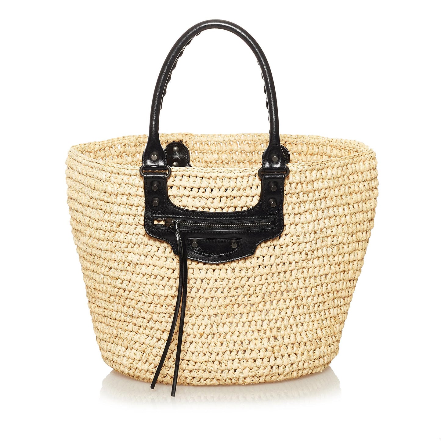 Luxury Balenciaga Panier Raffia Tote Bag (SHG-35038)