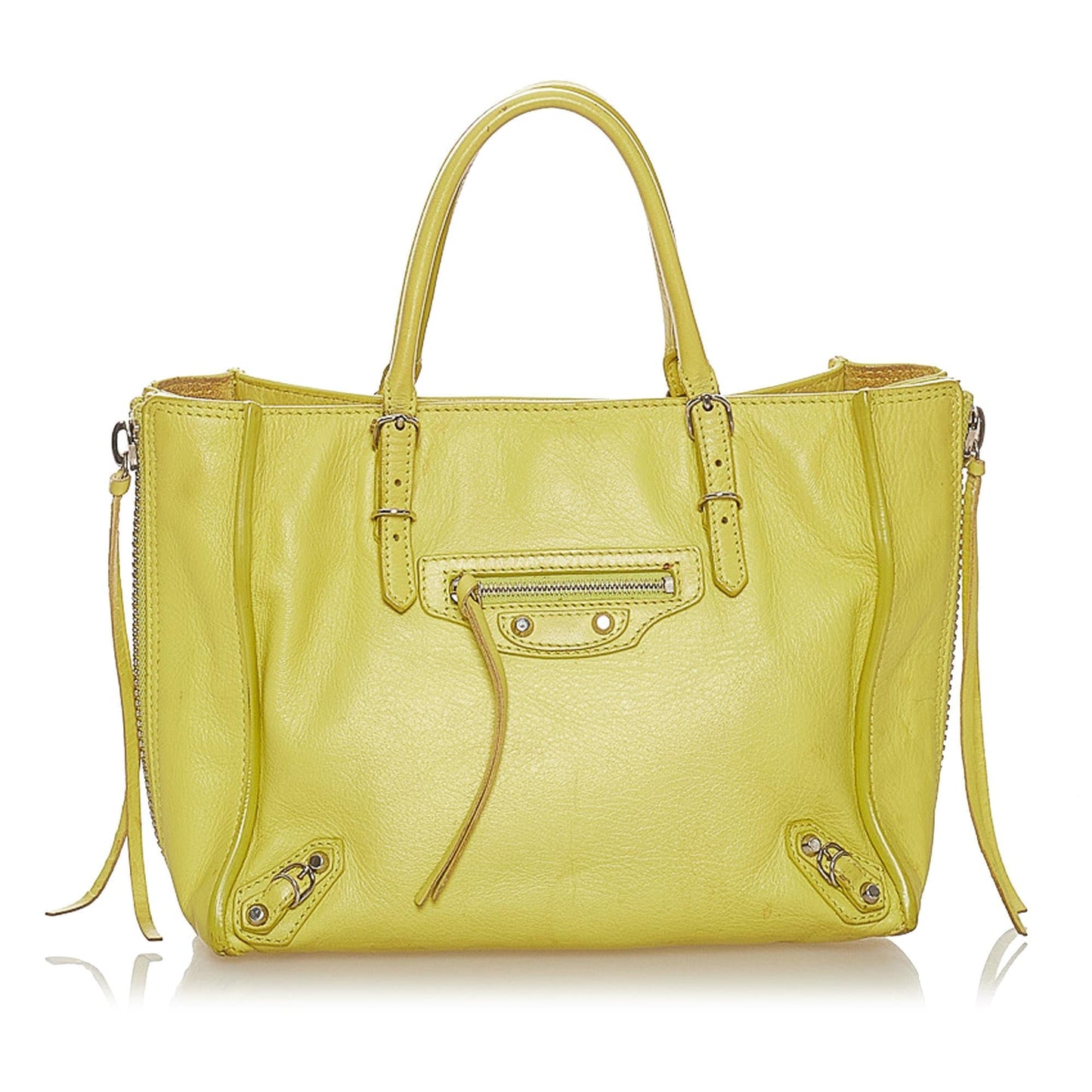 Luxury Balenciaga Papier A4 Leather Satchel (SHG-27524)