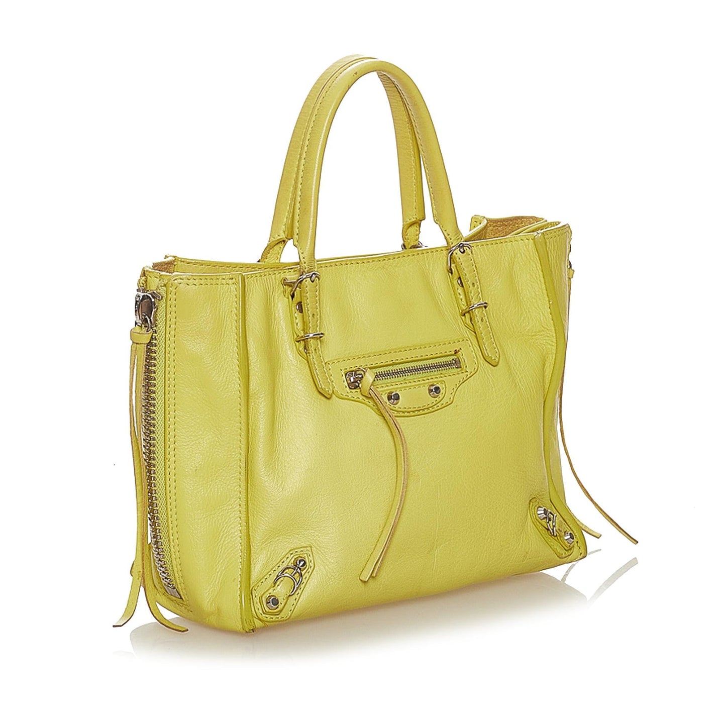 Luxury Balenciaga Papier A4 Leather Satchel (SHG-27524)