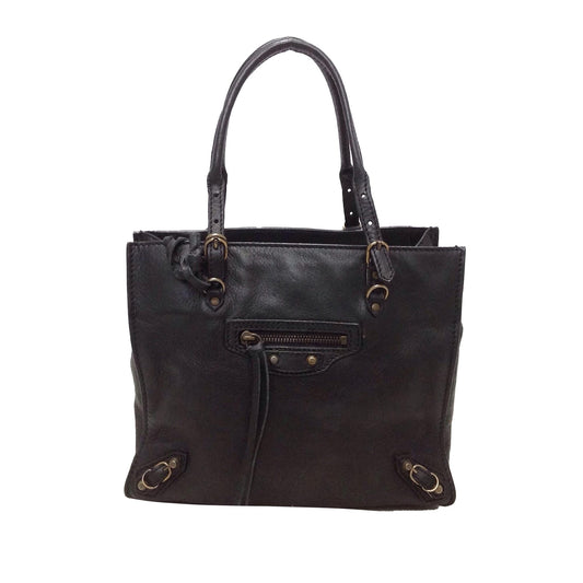 Luxury Balenciaga Papier A4 Leather Satchel (SHG-27903)