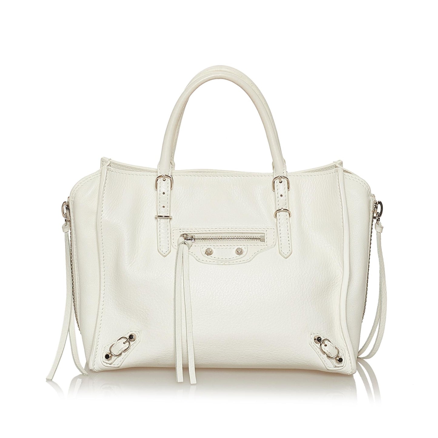 Luxury Balenciaga Papier A4 Leather Satchel (SHG-29266)