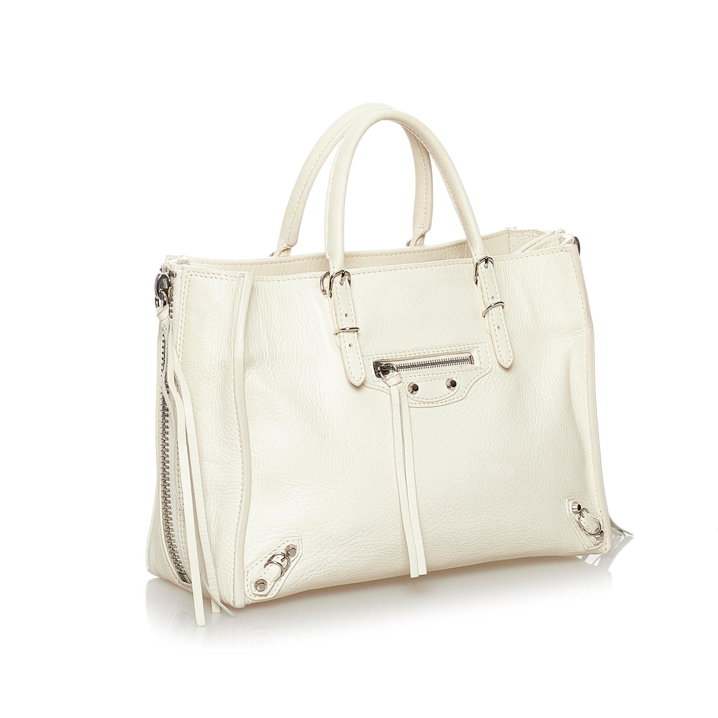 Luxury Balenciaga Papier A4 Leather Satchel (SHG-29832)