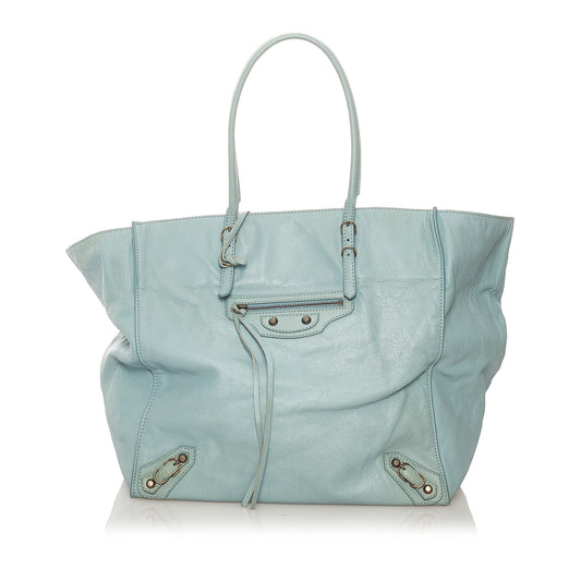 Luxury Balenciaga Papier A4 Leather Tote Bag (SHG-27285)