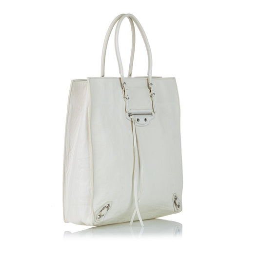Luxury Balenciaga Papier A5 Leather Tote Bag (SHG-26681)