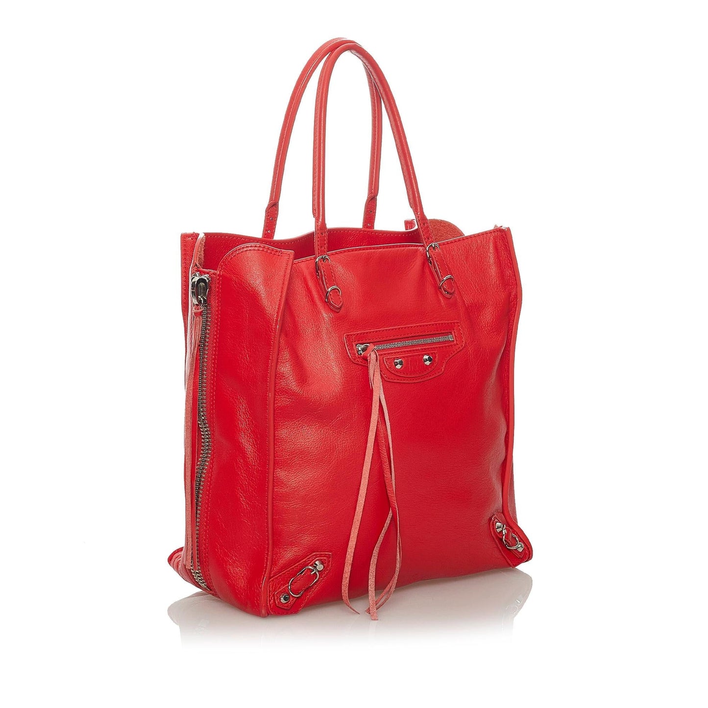 Luxury Balenciaga Papier A5 Leather Tote Bag (SHG-29167)