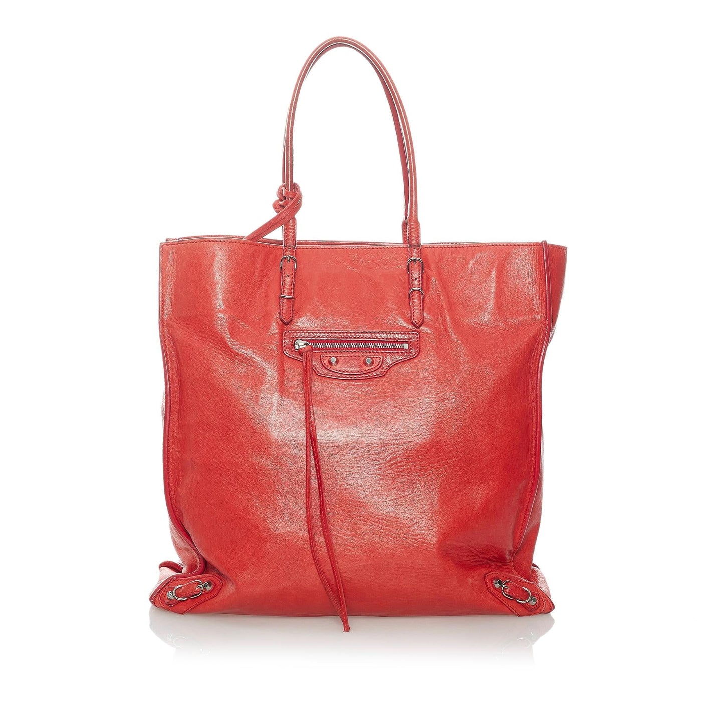 Luxury Balenciaga Papier A5 Leather Tote Bag (SHG-31091)