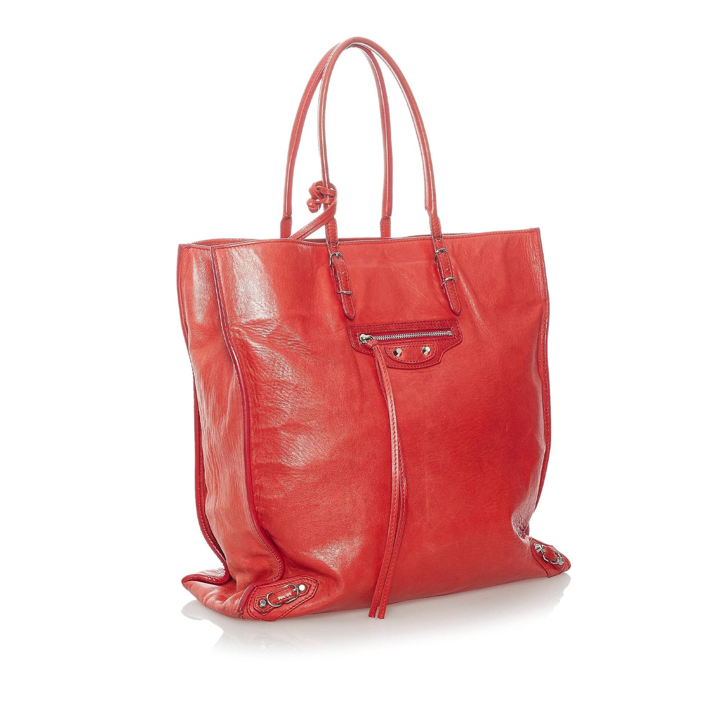 Luxury Balenciaga Papier A5 Leather Tote Bag (SHG-31091)