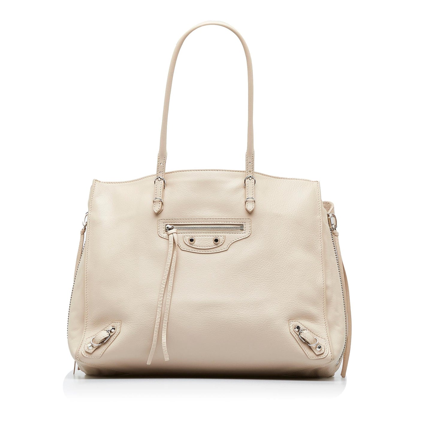 Luxury Balenciaga Papier B4 Zip Around Satchel (SHG-dreExe)