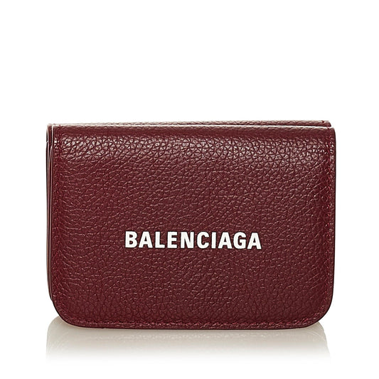 Luxury Balenciaga Papier Leather Wallet (SHG-MvgSy8)