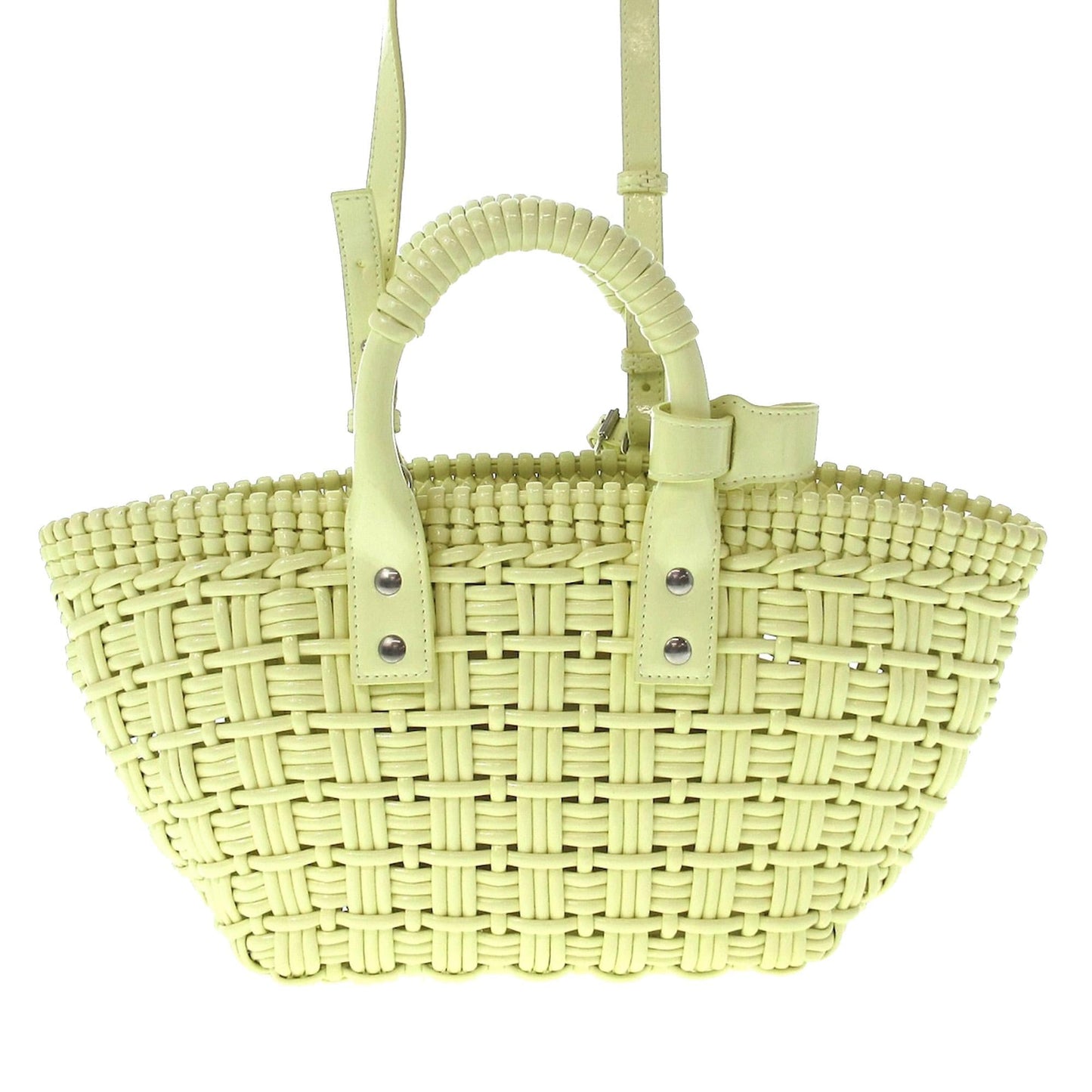 Luxury Balenciaga Patent Bistrot Panier XS (SHG-mbsior)