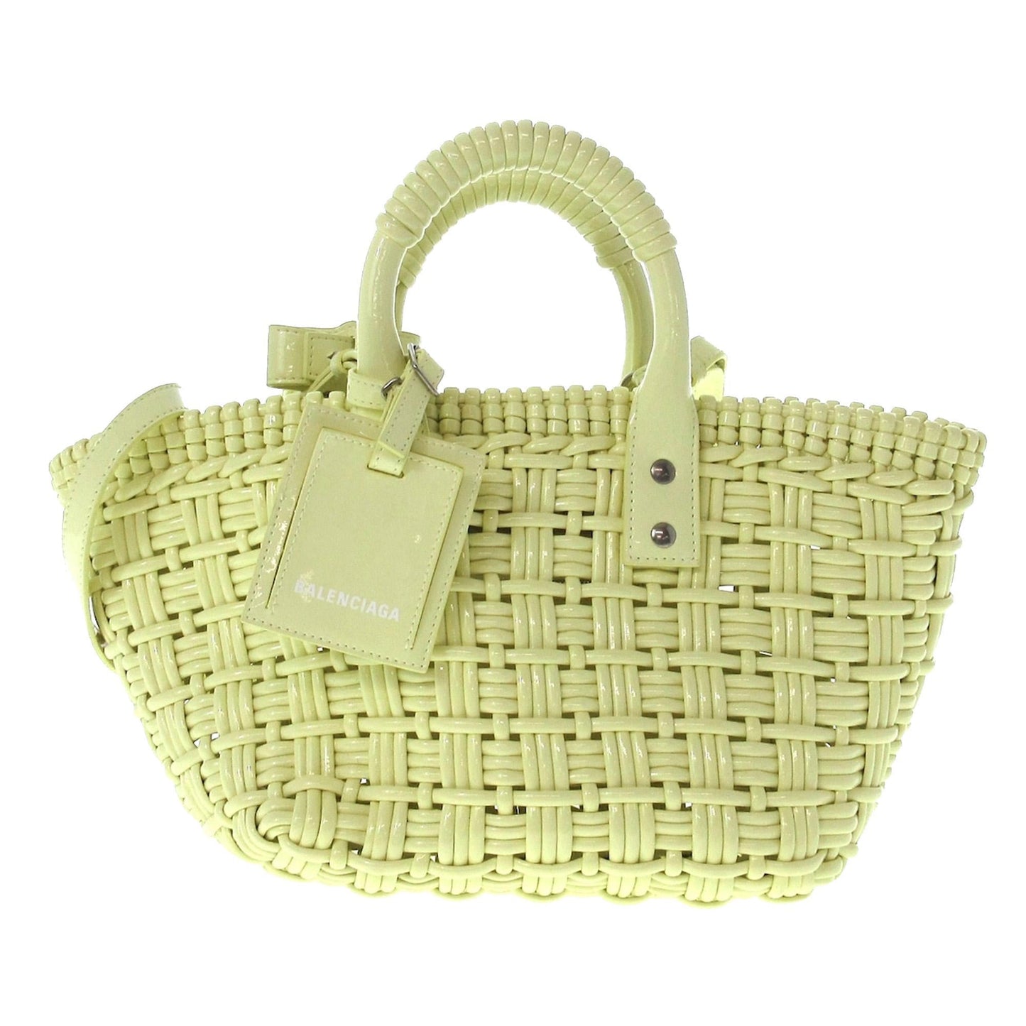 Luxury Balenciaga Patent Bistrot Panier XS (SHG-mbsior)