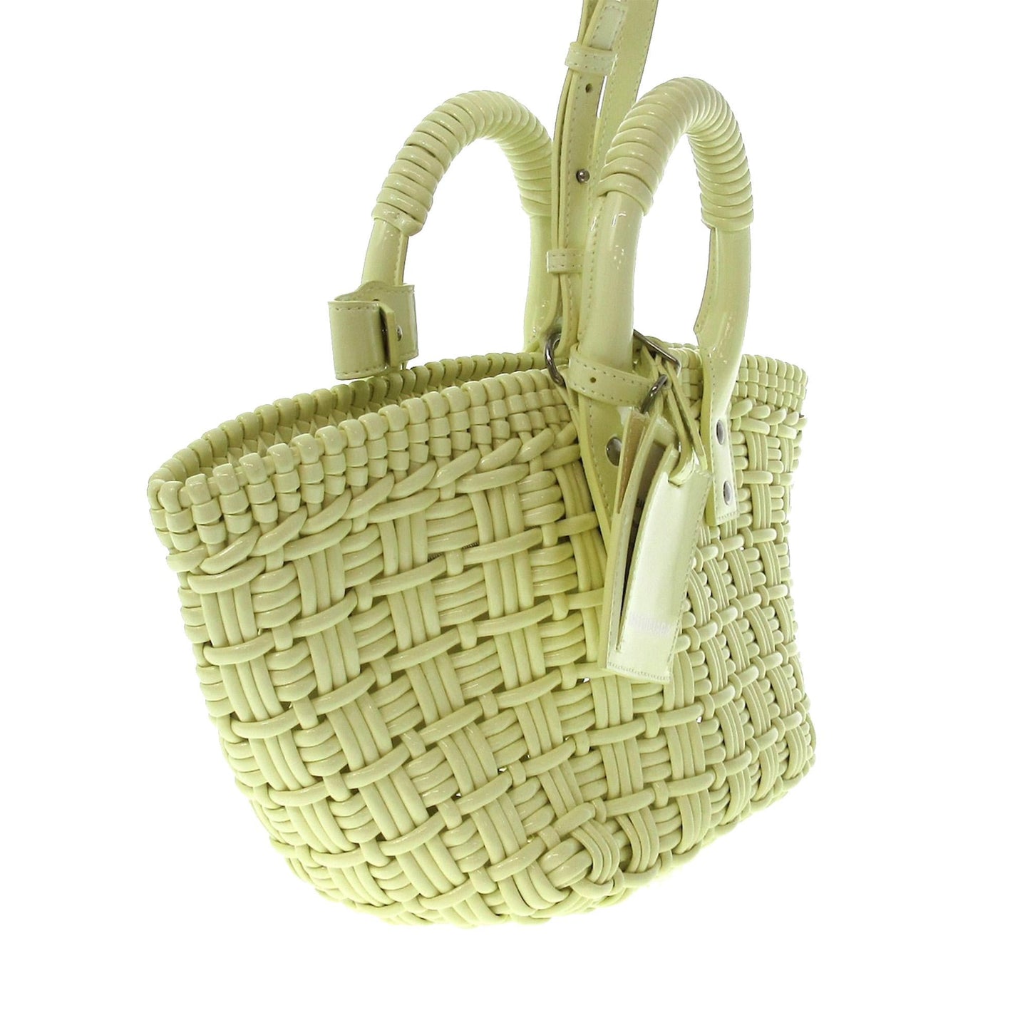 Luxury Balenciaga Patent Bistrot Panier XS (SHG-mbsior)