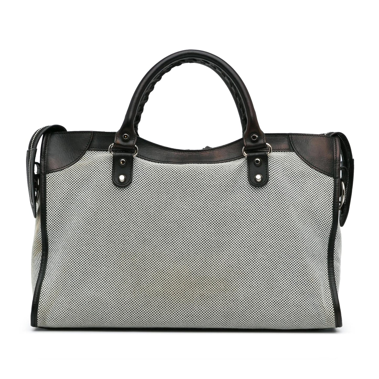 Luxury Balenciaga Perforated Twill Motocross Classic City (SHG-tPEWuL)