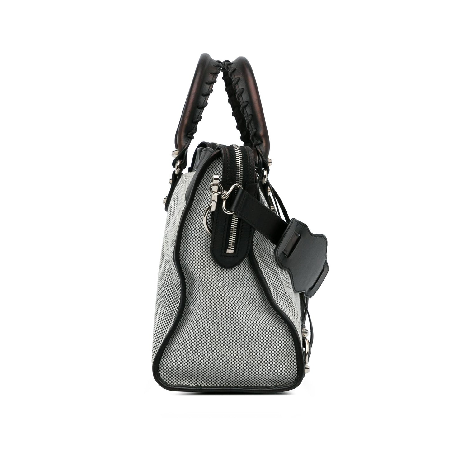 Luxury Balenciaga Perforated Twill Motocross Classic City (SHG-tPEWuL)