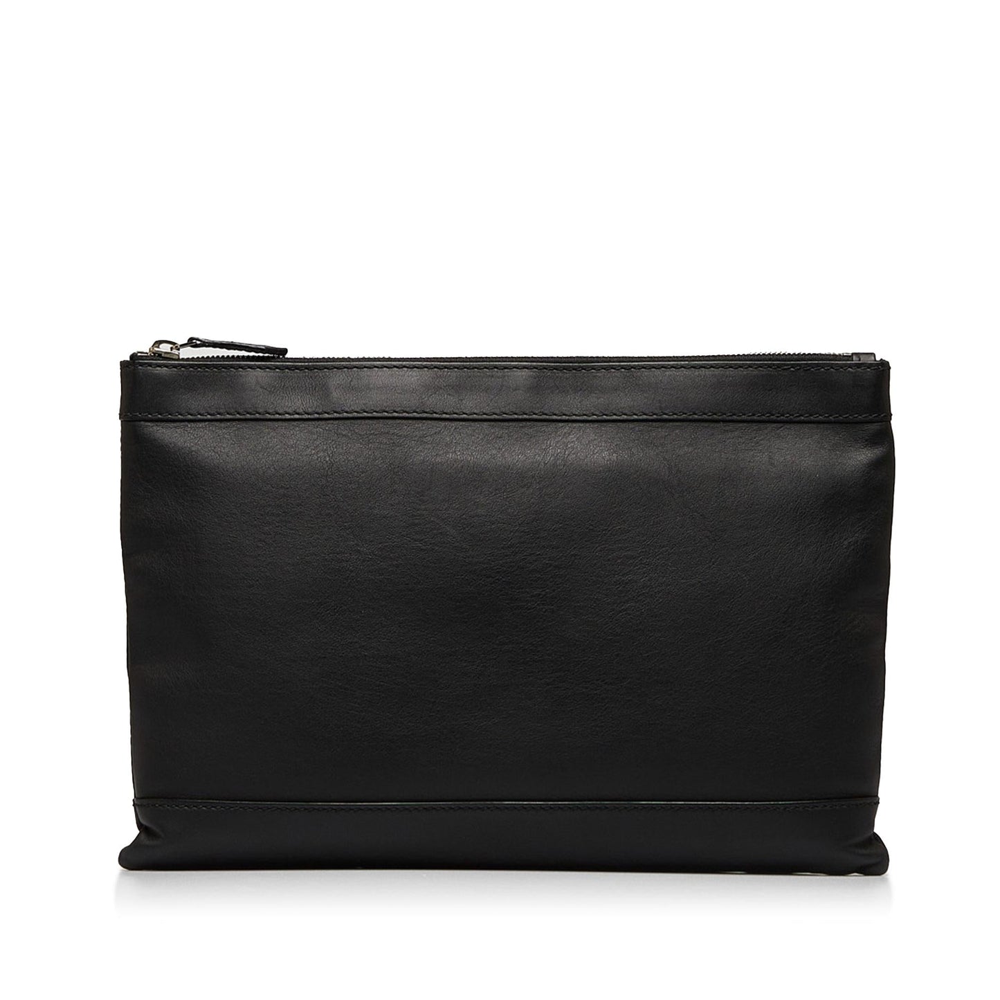 Luxury Balenciaga Punch Logo Navy Clip Clutch (SHG-8N4brT)